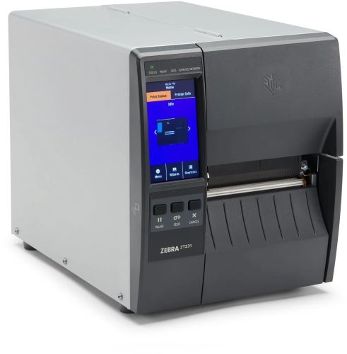 Zebra ZT231- desktop barcode printer, display, USB, RS232, LAN, BT