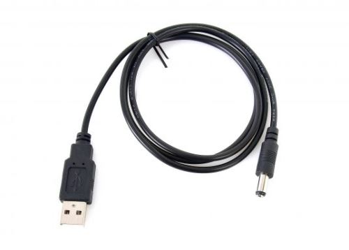 USB to DC 5.5x2.1mm Power Cable