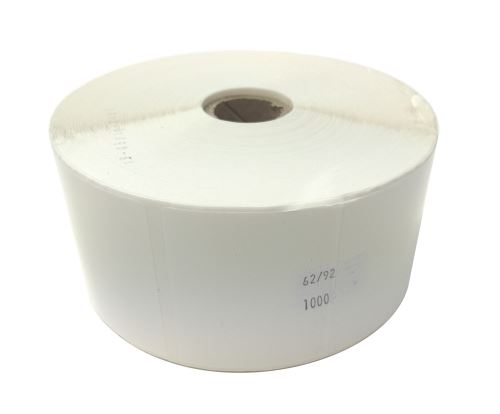 Adhesive Polyethilen labels 62x92mm (price per 1000pc, 1000 pc/roll)