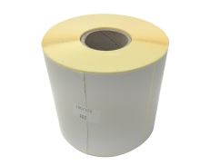 Papieretikett auf einer Rolle 100x150mm